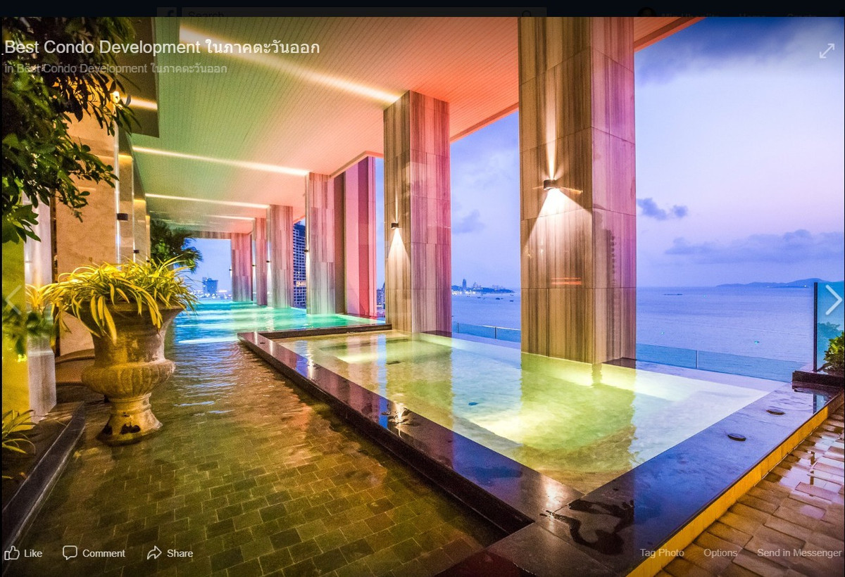 The Riviera Wongamat Beach For Rent 20,000 THB/Month | 1 Bedroom | Sea view + City View | 22 Floor