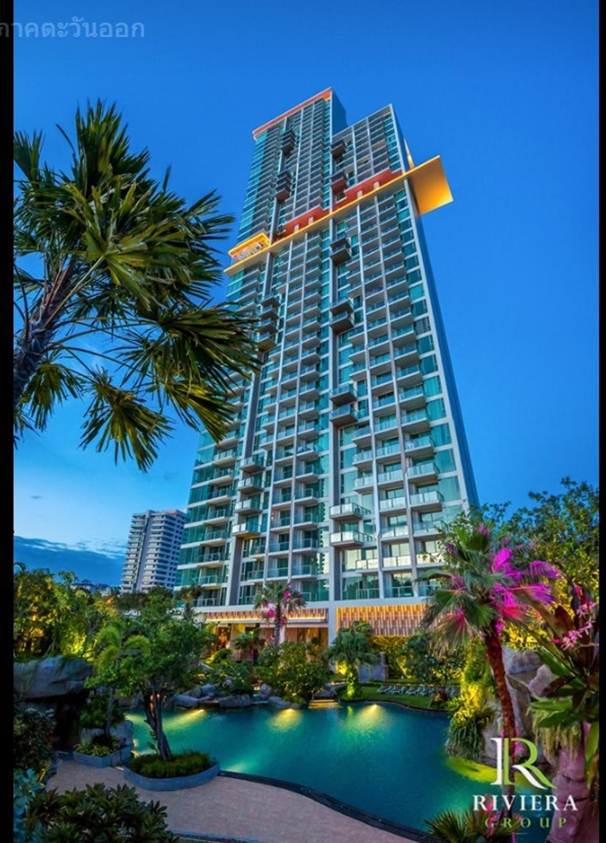 The Riviera Wongamat Beach For Rent 35,000 THB/Month | 1 Bedroom | 50 Sqm. | Sea view | 39 Floor